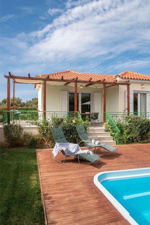 Venus Villa With Private Pool, 2Min To The Beach Finikounta Exterior photo